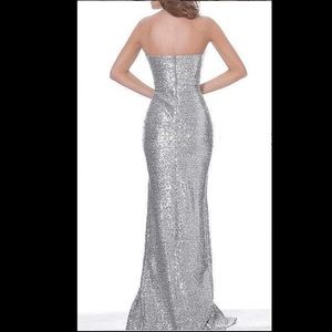 Wtoo silver gown
